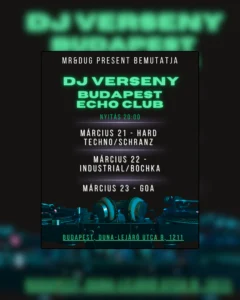 Minimalista Techno Flyer